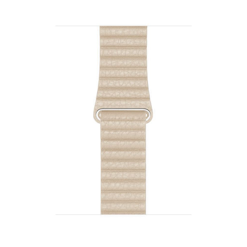 Beige Leather Loop for Apple Watch